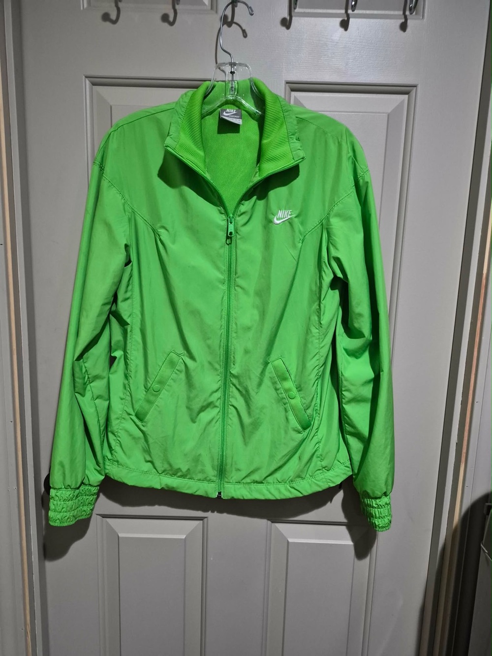 Nike Women’s Neon Green Full-Zip Utility Jacket